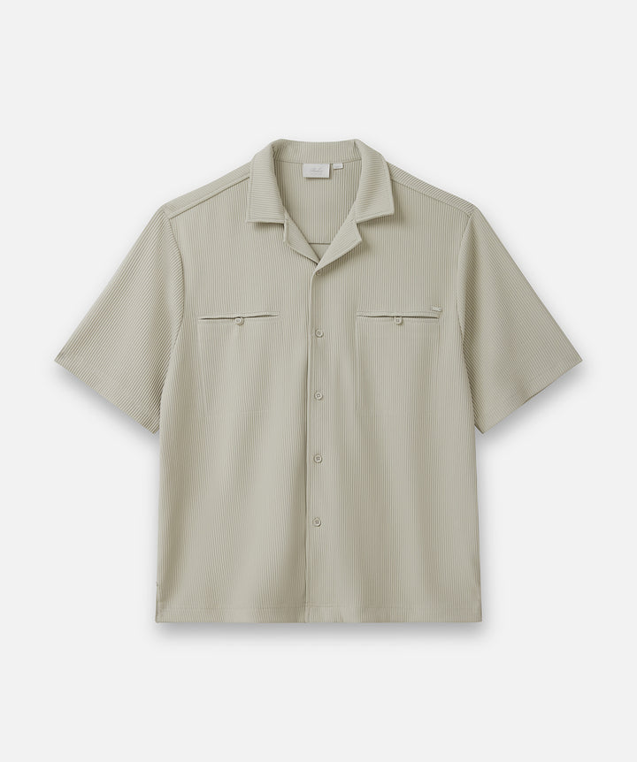 The Claydon Pleated Shirt - Parchment 26 - Roler Clothing
