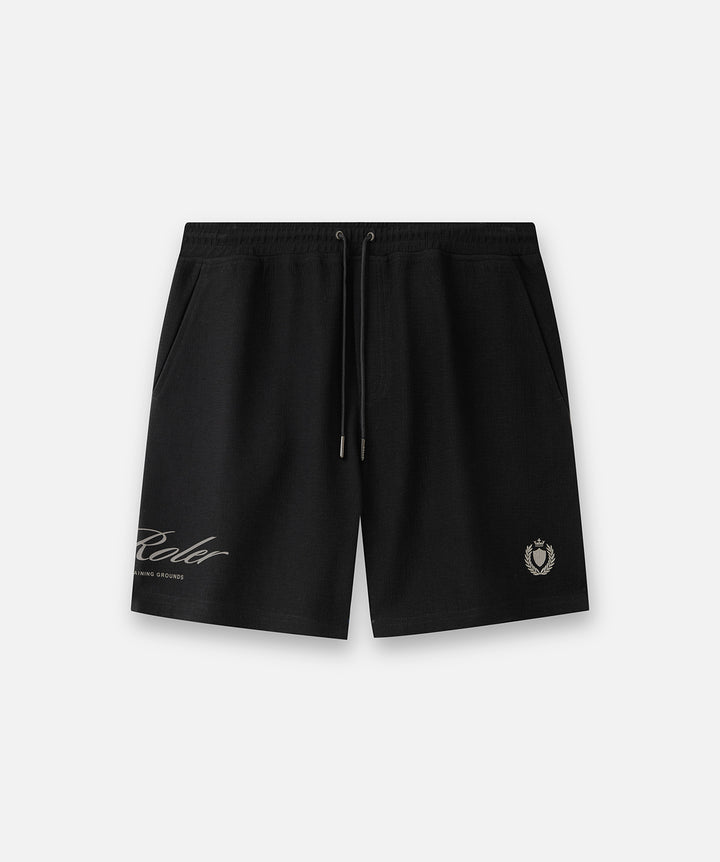 The New Lugo Textured Short - Black - Roler Clothing