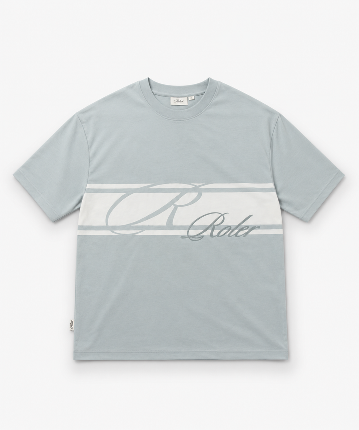 The Northside Tee - Pearl Blue/Ecru 26 - Roler Clothing