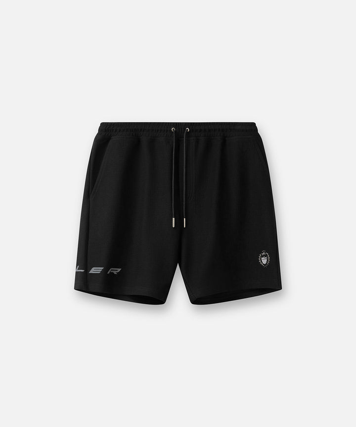 The Lugo Textured Short - Black - Roler Clothing