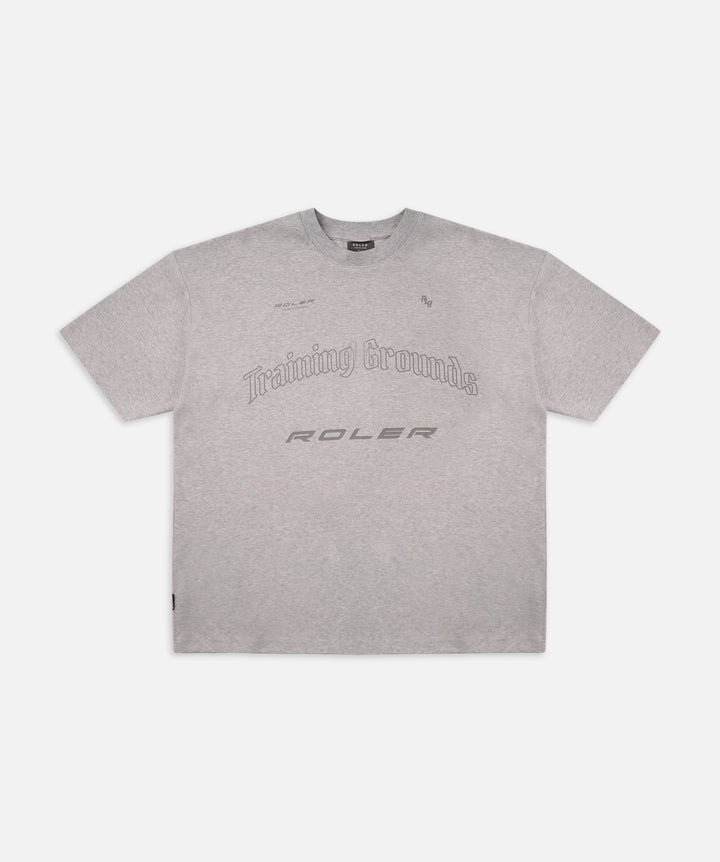 The Training Grounds Tee - Grey Heath