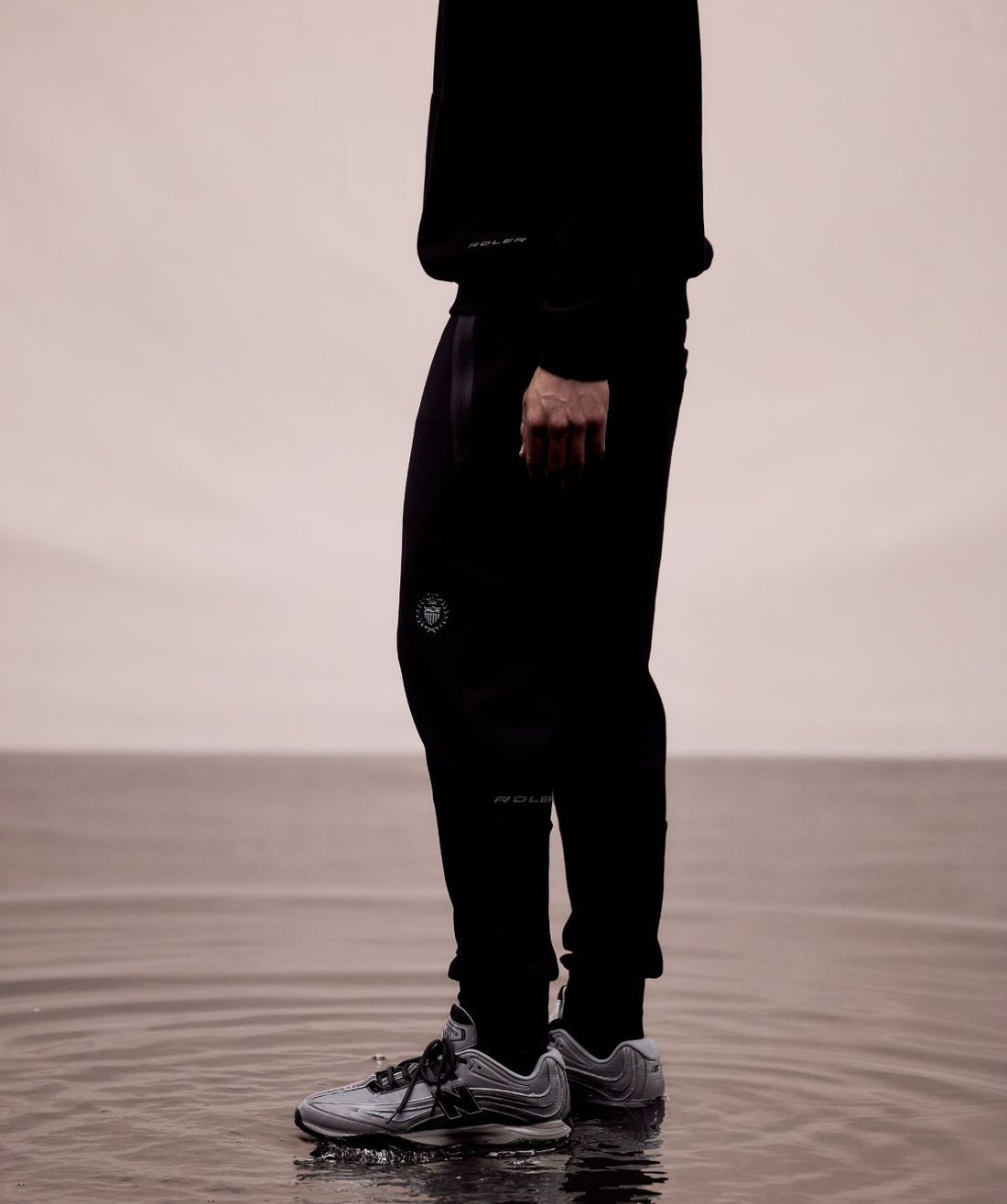 The Lugo Textured Track Pant - Black - Roler Clothing