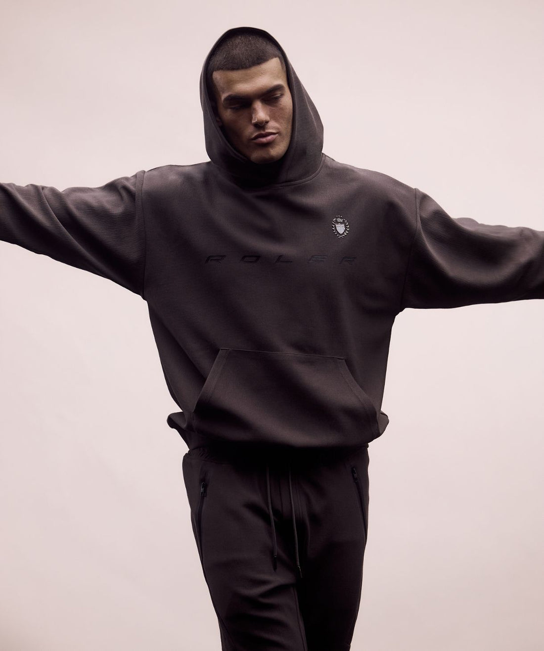 The Lugo Textured Hoodie - Umber - Roler Clothing